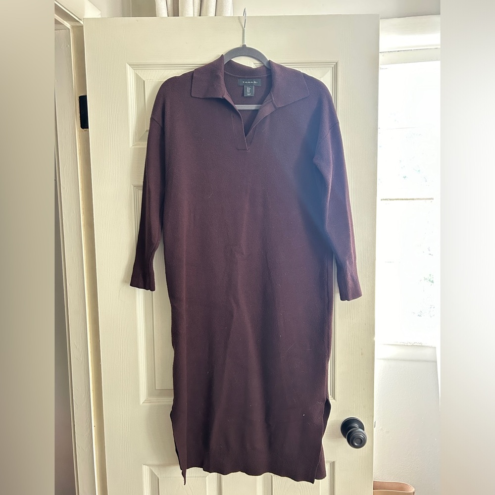 Tahari Midi Sweater Dress